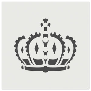 King Queen Royal Crown Wall Cookie DIY Craft Reusable Stencil