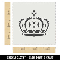 King Queen Royal Crown Wall Cookie DIY Craft Reusable Stencil