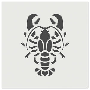 Maine Lobster Seafood Crustacean Wall Cookie DIY Craft Reusable Stencil