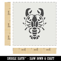 Maine Lobster Seafood Crustacean Wall Cookie DIY Craft Reusable Stencil