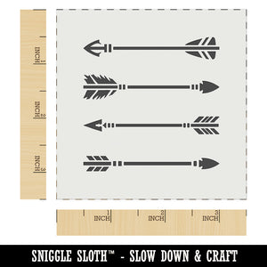 Set of Bow Arrow Pointers Wall Cookie DIY Craft Reusable Stencil