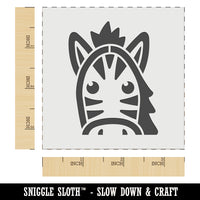 Peeking Zebra Wall Cookie DIY Craft Reusable Stencil