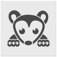 Peeking Possum Opossum Wall Cookie DIY Craft Reusable Stencil