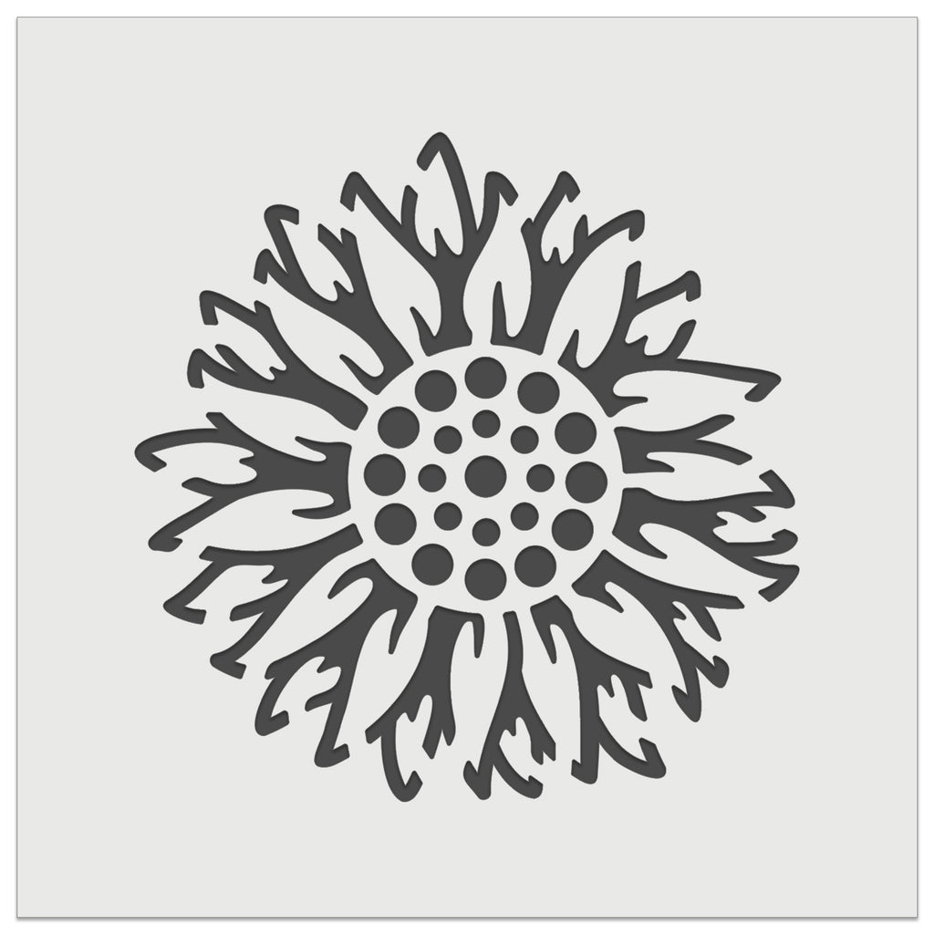 Decorative Sunflower Wall Cookie DIY Craft Reusable Stencil