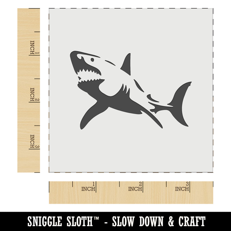 Great White Shark Wall Cookie DIY Craft Reusable Stencil