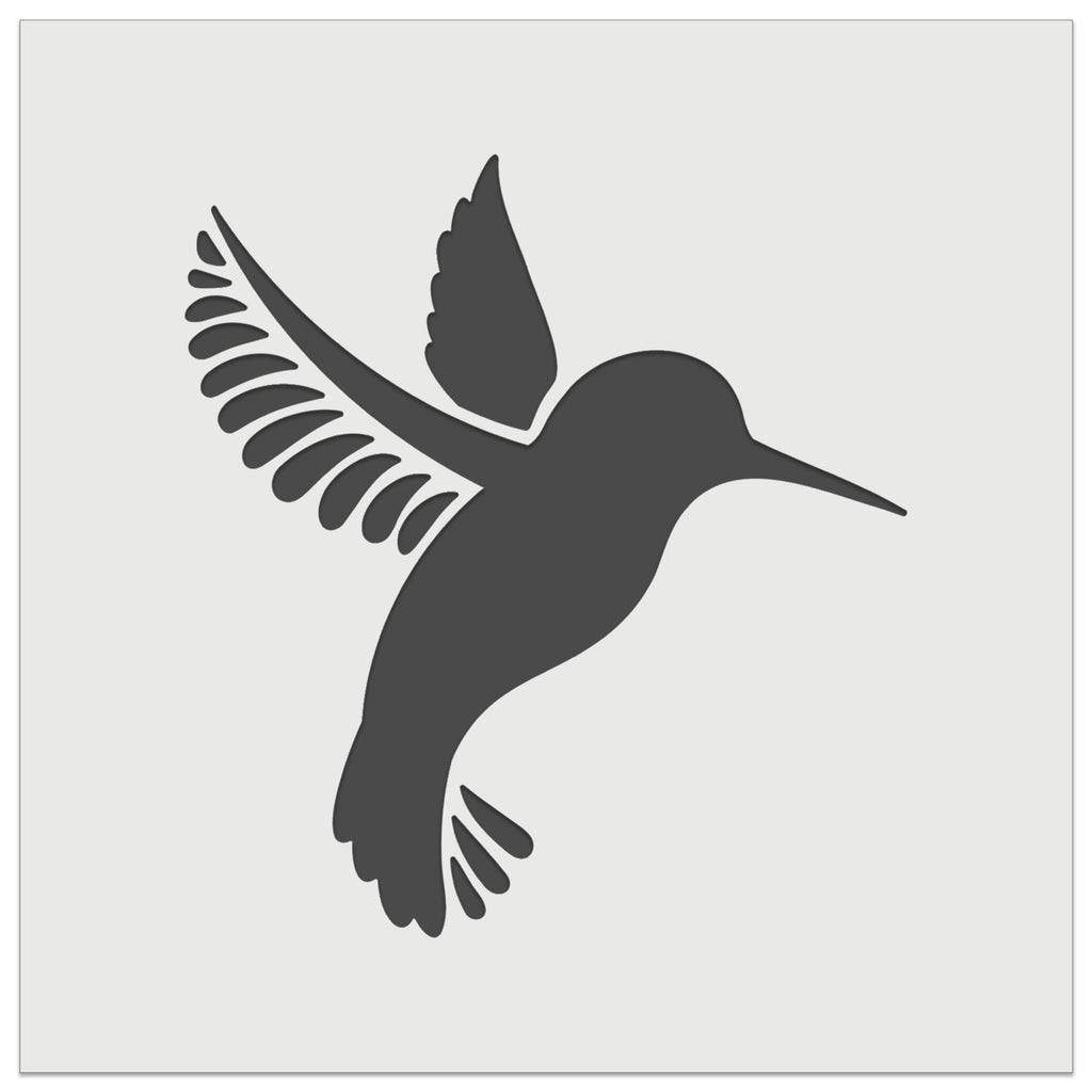 Hummingbird Hovering Wall Cookie DIY Craft Reusable Stencil