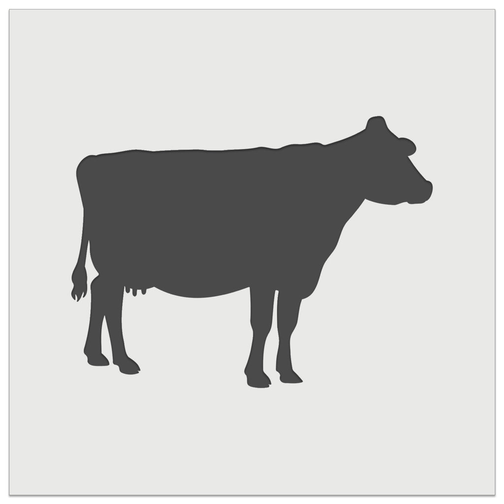 Solid Cow Farm Animal Wall Cookie DIY Craft Reusable Stencil