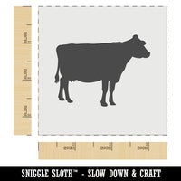 Solid Cow Farm Animal Wall Cookie DIY Craft Reusable Stencil