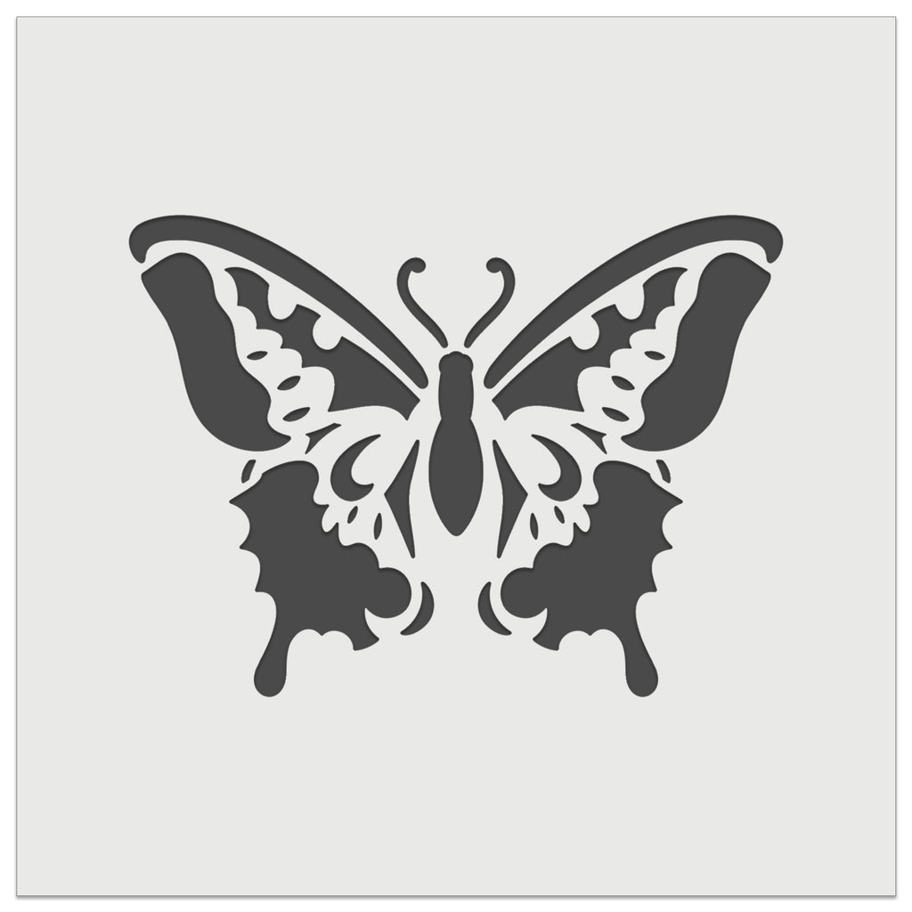 Elegant Swallowtail Butterfly Wall Cookie DIY Craft Reusable Stencil