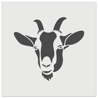 Toggenburg Goat Face Wall Cookie DIY Craft Reusable Stencil