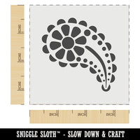 Cute Sweet Daisy Paisley Wall Cookie DIY Craft Reusable Stencil