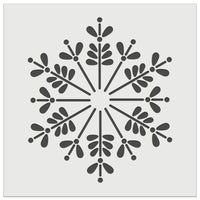 Elegant Sweet Snowflake Winter Christmas Holiday Wall Cookie DIY Craft Reusable Stencil