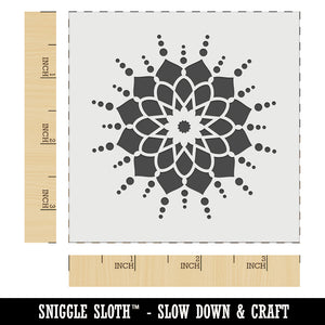 Mandala Flower Simple Wall Cookie DIY Craft Reusable Stencil