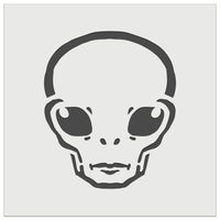 Alien Extraterrestrial UFO Head Wall Cookie DIY Craft Reusable Stencil