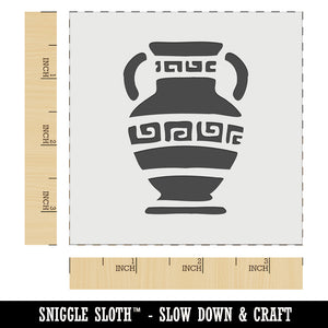 Ancient Greek Pottery Vase Wall Cookie DIY Craft Reusable Stencil