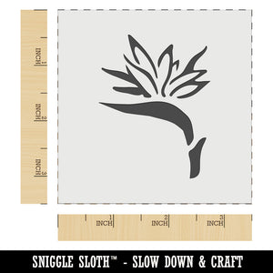 Bird of Paradise Tropical Flower Flora Wall Cookie DIY Craft Reusable Stencil