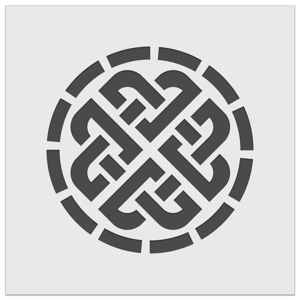 Celtic Shield Knot Ward Symbol of Protection Wall Cookie DIY Craft Reusable Stencil
