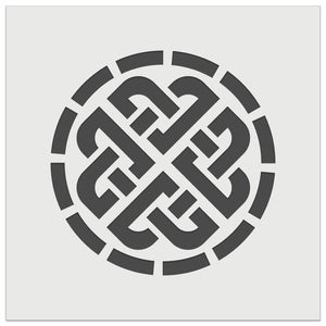 Celtic Shield Knot Ward Symbol of Protection Wall Cookie DIY Craft Reusable Stencil