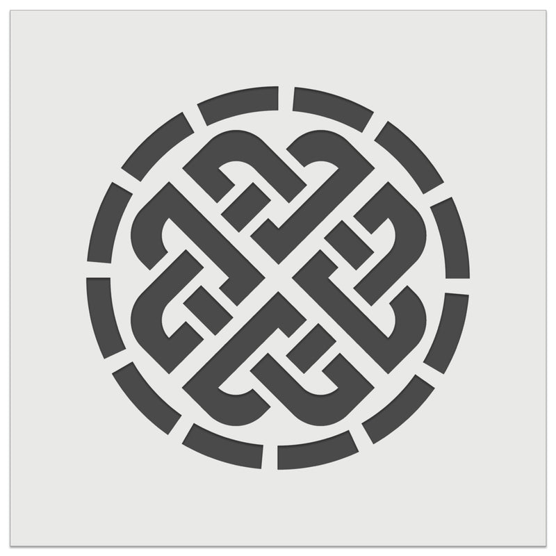 Celtic Shield Knot Ward Symbol of Protection Wall Cookie DIY Craft Reusable Stencil