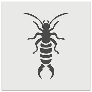 Earwig Insect Bug with Pincer Tail Wall Cookie DIY Craft Reusable Stencil