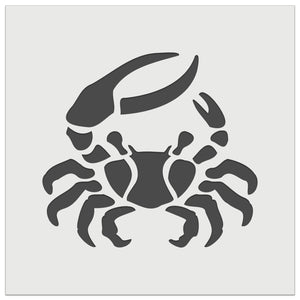 Fiddler Crab Crustacean with Large Claw Wall Cookie DIY Craft Reusable Stencil