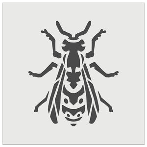 Hornet Wasp Yellow Jacket Winged Insect Bug Wall Cookie DIY Craft Reusable Stencil