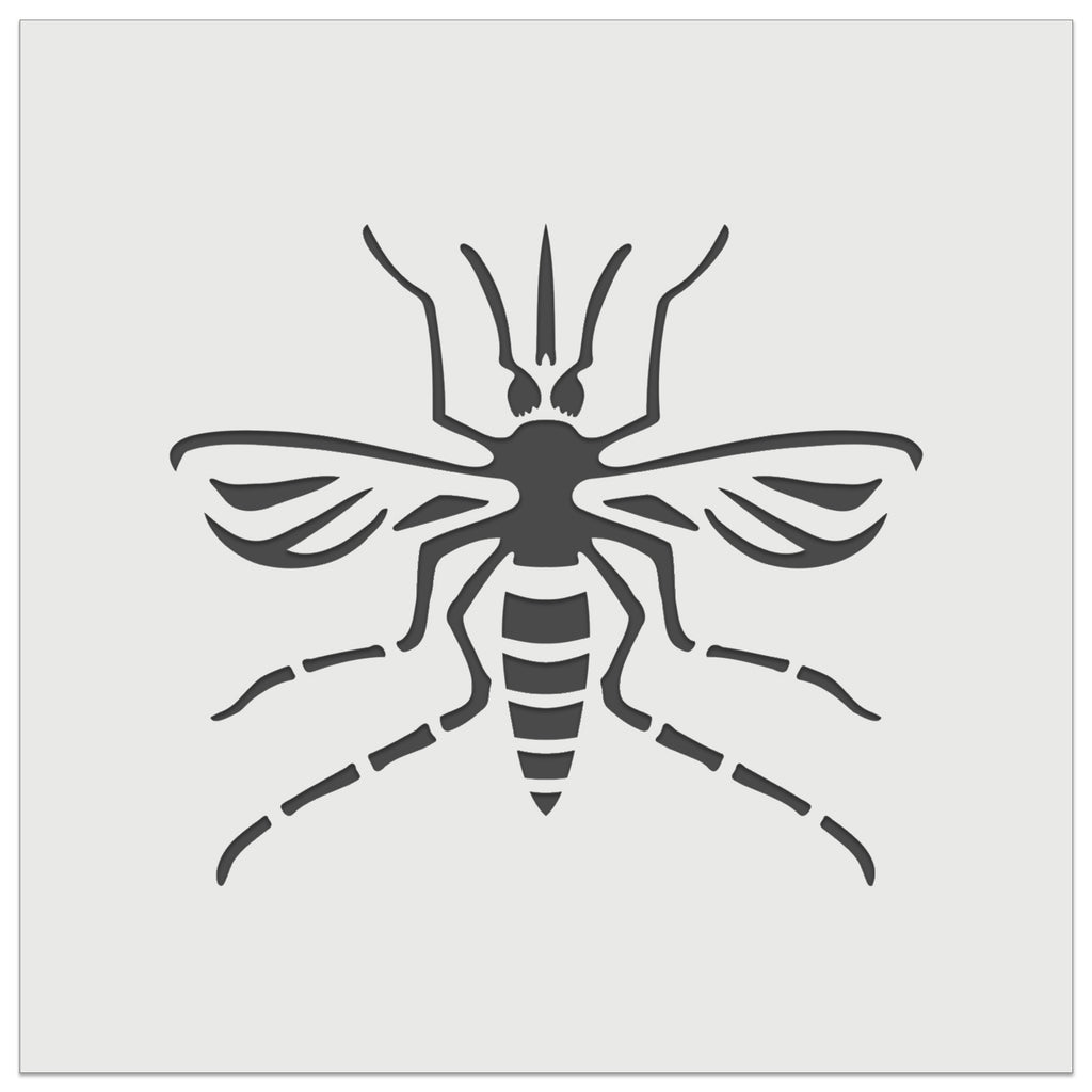 Mosquito Pest Insect Bug Wall Cookie DIY Craft Reusable Stencil