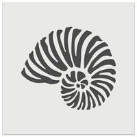 Nautilus Beach Sea Shell Wall Cookie DIY Craft Reusable Stencil