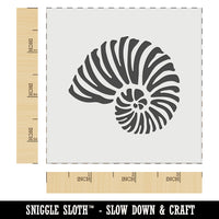 Nautilus Beach Sea Shell Wall Cookie DIY Craft Reusable Stencil