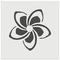 Plumeria Beautiful Tropical Spiral Flower Wall Cookie DIY Craft Reusable Stencil