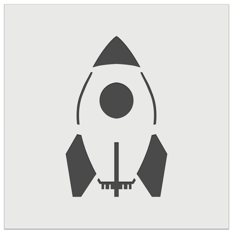 Rocket Space Ship Wall Cookie DIY Craft Reusable Stencil