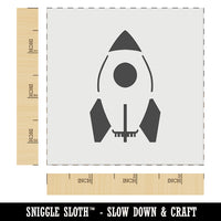 Rocket Space Ship Wall Cookie DIY Craft Reusable Stencil