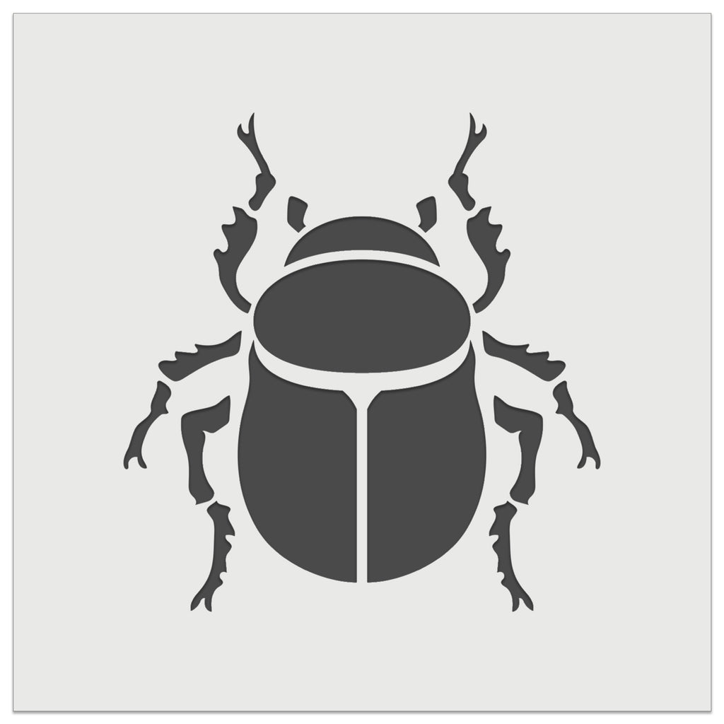 Scarab Beetle Insect Bug Wall Cookie DIY Craft Reusable Stencil