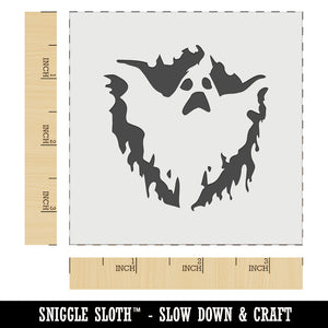 Spooky Ghost Creepy Halloween Spirit Wall Cookie DIY Craft Reusable Stencil