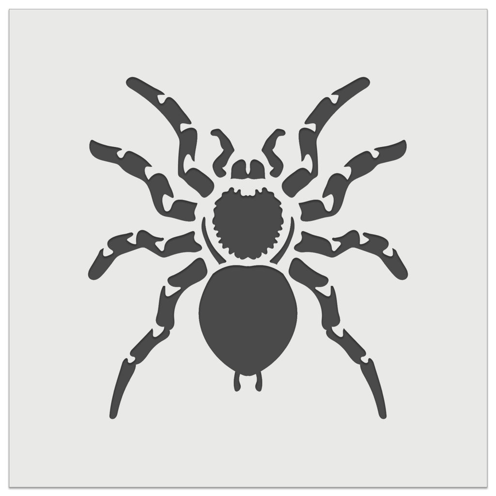 Tarantula Spider Arachnid Bug Wall Cookie DIY Craft Reusable Stencil