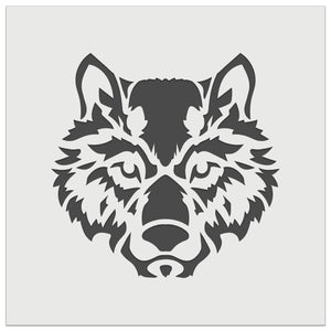 Wild Tribal Wolf Head Wall Cookie DIY Craft Reusable Stencil