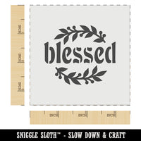 Blessed Leaf and Berries Wall Cookie DIY Craft Reusable Stencil