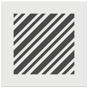 Candy Cane Diagonal Stripes Christmas Wall Cookie DIY Craft Reusable Stencil