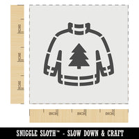 Christmas Ugly Sweater Wall Cookie DIY Craft Reusable Stencil