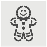 Gingerbread Man Christmas Cookie Wall Cookie DIY Craft Reusable Stencil
