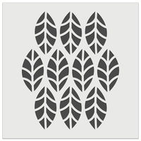 Leaf Pattern Wall Cookie DIY Craft Reusable Stencil