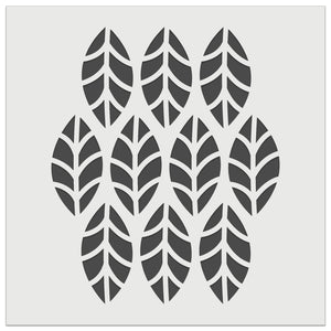 Leaf Pattern Wall Cookie DIY Craft Reusable Stencil