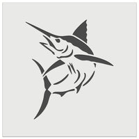 Jumping Marlin Fish Wall Cookie DIY Craft Reusable Stencil