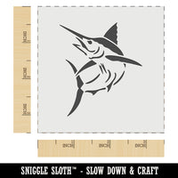 Jumping Marlin Fish Wall Cookie DIY Craft Reusable Stencil