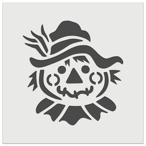 Scarecrow Head Fall Autumn Wall Cookie DIY Craft Reusable Stencil