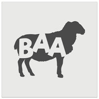 Sheep Baa Farm Animal Wall Cookie DIY Craft Reusable Stencil