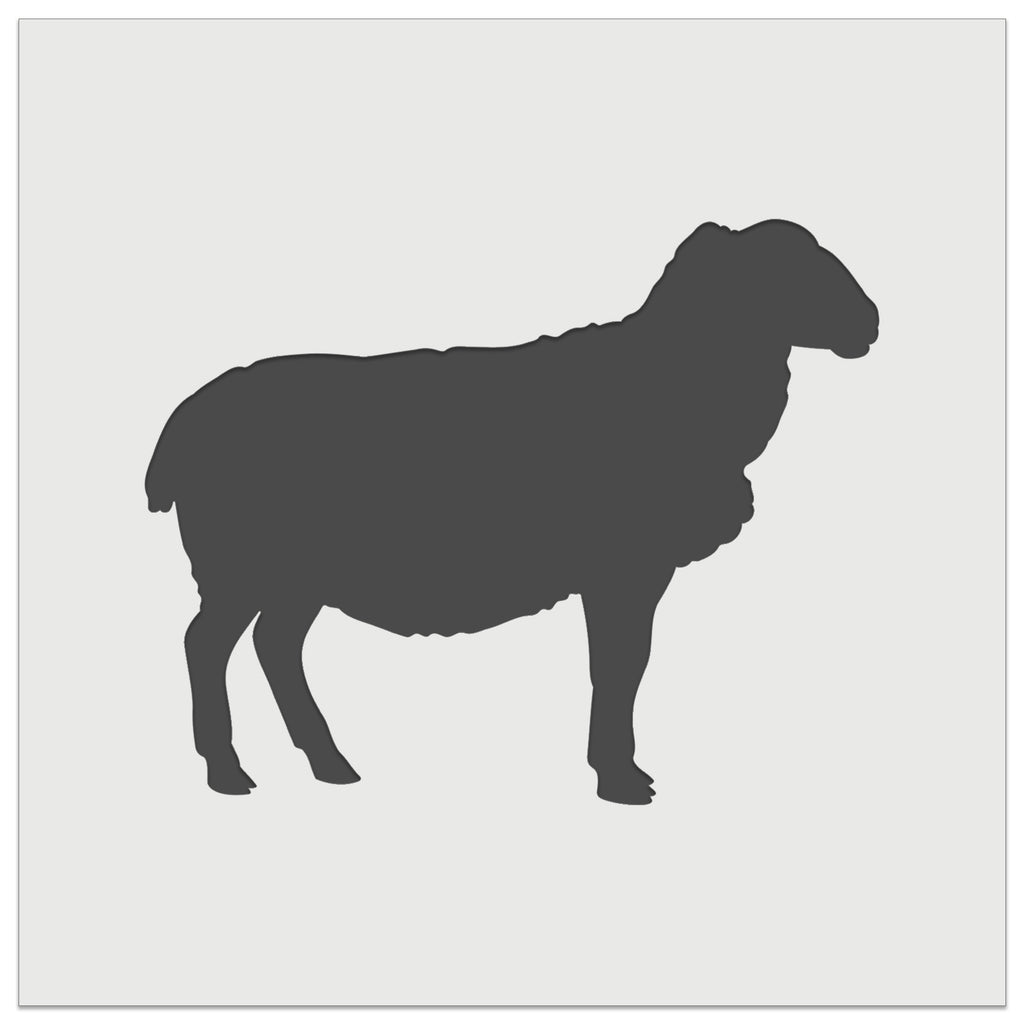 Solid Sheep Farm Animal Wall Cookie DIY Craft Reusable Stencil