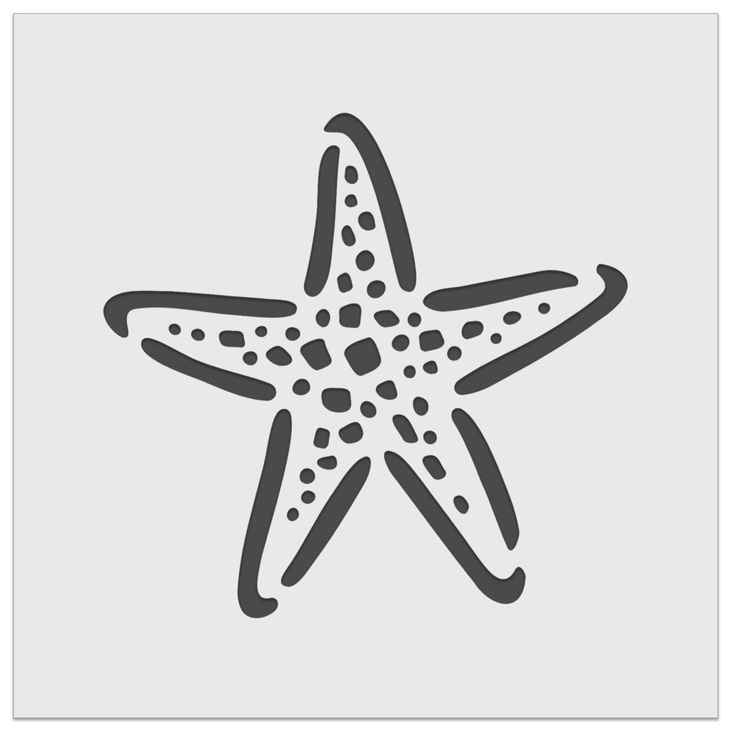 Starfish Sea Star Wall Cookie DIY Craft Reusable Stencil