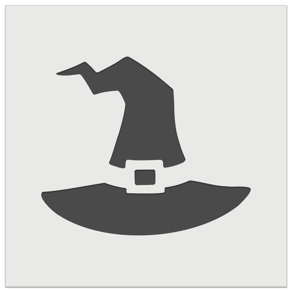 Stylized Witch Hat Halloween Wall Cookie DIY Craft Reusable Stencil