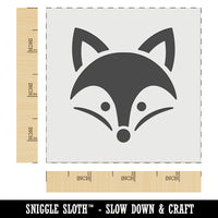 Sweet Fox Head Face Wall Cookie DIY Craft Reusable Stencil